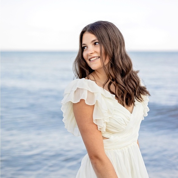 Altar'd State Ivory Maxi Dress - Picture 12 of 12